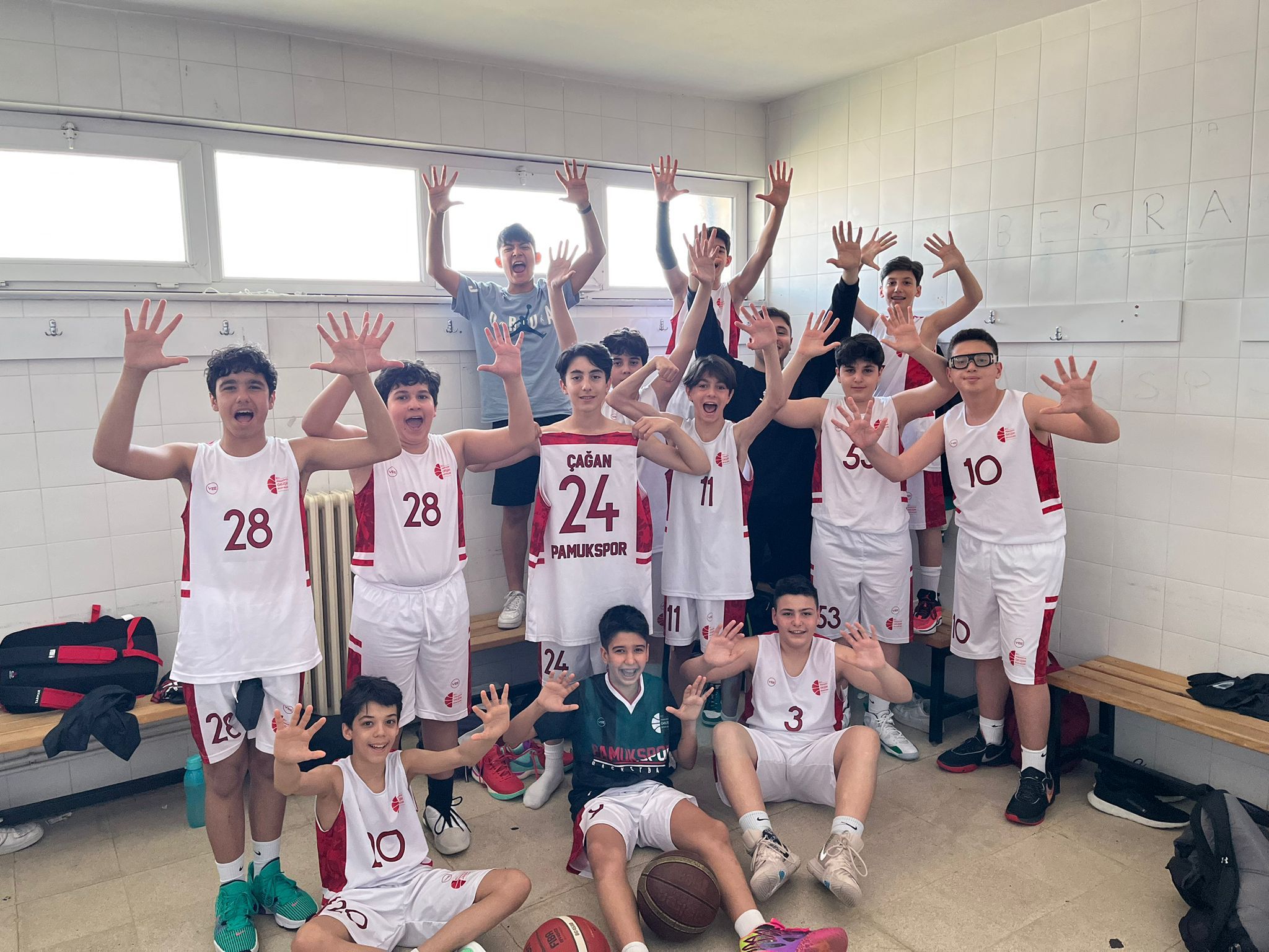Pamukspor gelisim u14 c takimi cengelspor sk karsisinda galip geldi