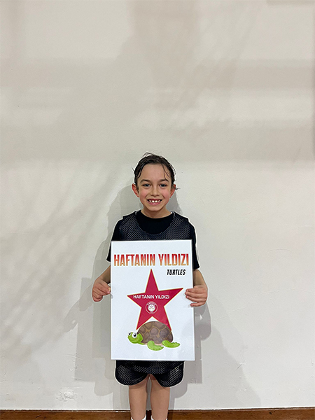 Pamukspor Basketbol Akademi Turtles grubu antrenmanı