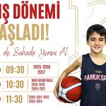 Kış basketbol okulu başladı